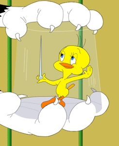 Gif Titi attrappé